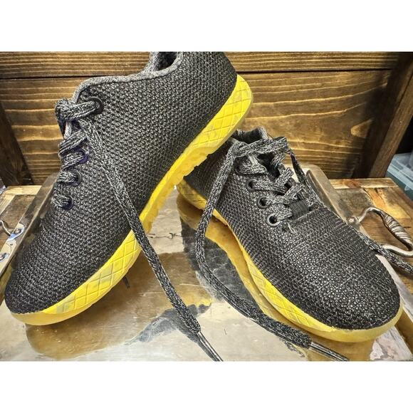 NOBULL Women’s/Men’s Trainers Gray Textured Knit Upper Honeycomb Sole Pre-loved - Picture 10 of 14